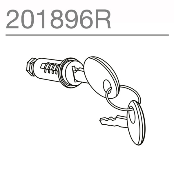 Shad Top Box Replacement Lock And Key (SH48 - SH59)